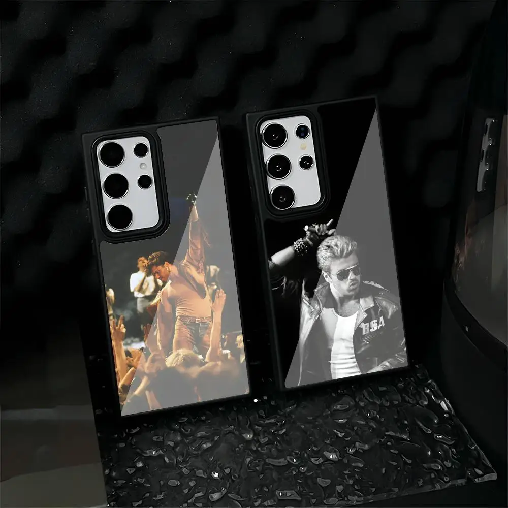 Чехол для телефона Singer George M-Michaels MAISTO из ПК + ТПУ Samsung S8 9 10 20 Plus S30 24 ULTRA