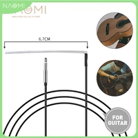 naomi 10pcs high sensitive saddle bridge soft piezos 67mm soft cable pickup for acoustic guitar classical guitarra replacement