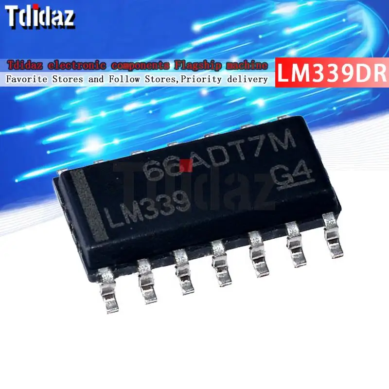

Новый и оригинальный чипсет IC LM339 SOP14 LM339DR SOP-14, 10 шт.