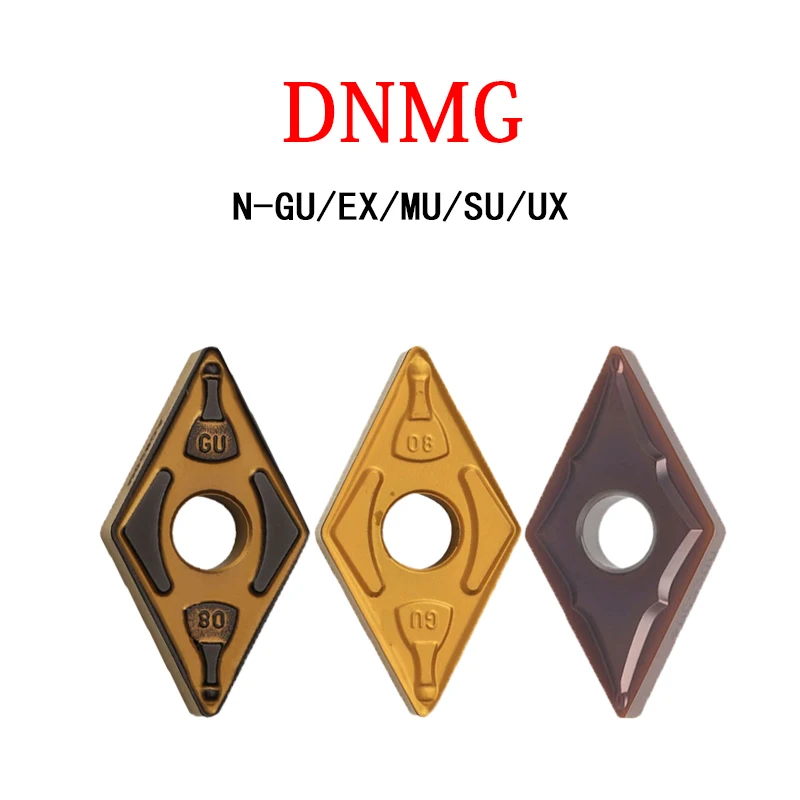 DNMG 150404 150408 150608 DNMG150608N DNMG150408N DNMG150404N N-GU N-MU N-SU N-UX AC820P CNC Carbide Inserts Lathe Metal Cutting