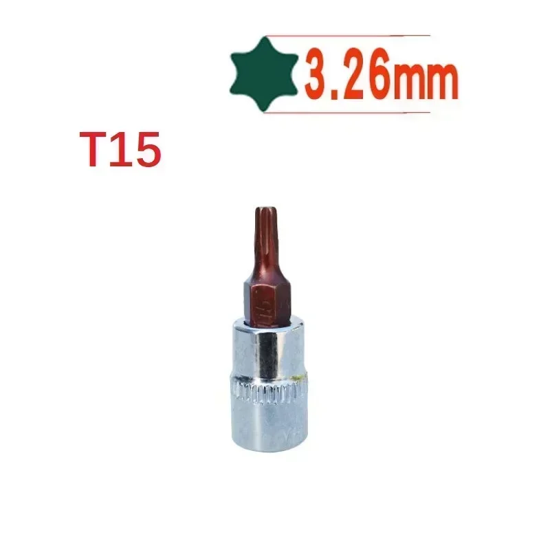 

1 шт. отвертка Torx 1/4 дюйма, торцевая головка с храповым механизмом, адаптер, торцевая бита Torx, ручные инструменты T8 T10 T15 T20 T25 T27