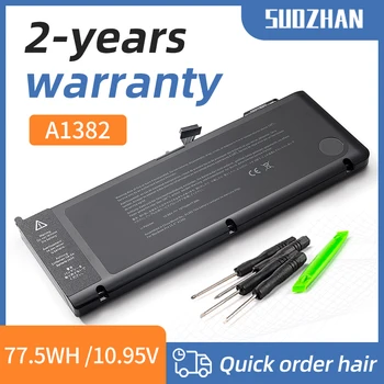 SUOZHAN  battery A1382 Battery For Apple Macbook Pro 15