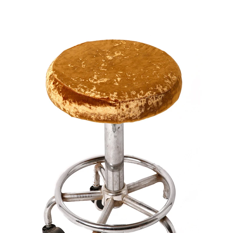 Чехол на стул офисный вельветовый эластичный чехлы для домашнего декора сиденья