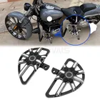 Мотоциклетная Передняя педаль для водителя, подножки для Harley Softail Touring Dyna Road Glide FLH Fat Boy