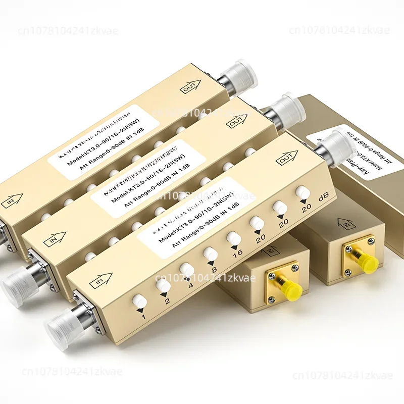 Тип SMA/N Регулируемый аттенюатор радиочастотного сигнала 0-90 дБ шаговый