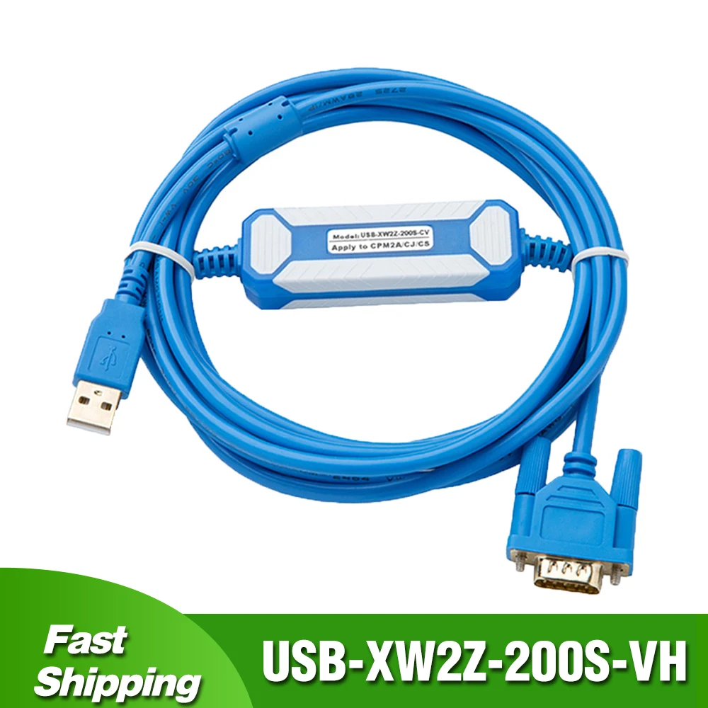USB-XW2Z-200S-VH кабель программирования для Omron CQM1H CPM2C COM1/CM2A/CS Series PLC USB для линии загрузки данных RS232