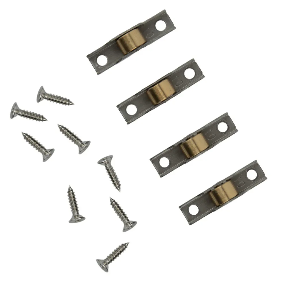 4 шт. шкив для раздвижных дверей из нержавеющей стали