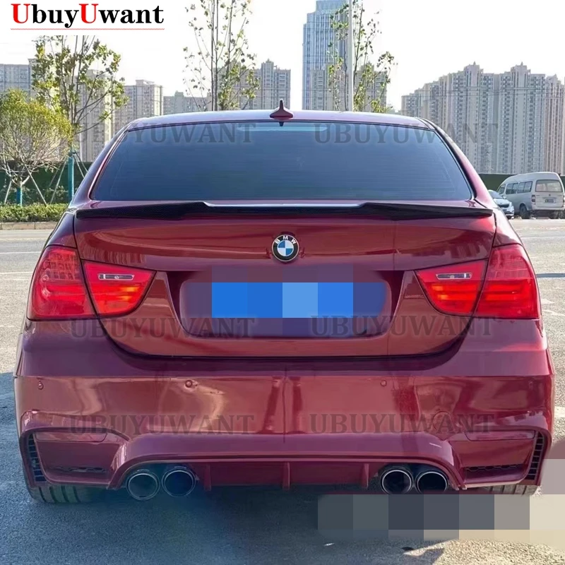Карбоновый спойлер для заднего крыла BMW E90 3 серии 2005 - 2011 M4 STYLE оптовая продажа
