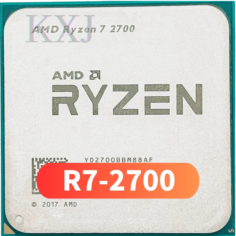 AMD Ryzen 7 2700 R7 2700 3.2 GHz Eight-Core Sixteen-Thread 16M 65W CPU Processor YD2700BBM88AF Socket AM4