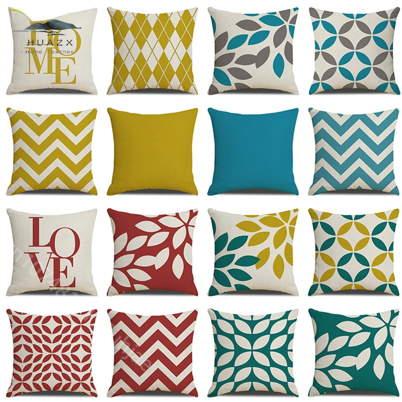 

Geometric Pillow Case Home Hotel Decorative Bedroom Cushion Cover Living Room Sofa Throw Pillows Cover Chair Lumbar Pillowcase
