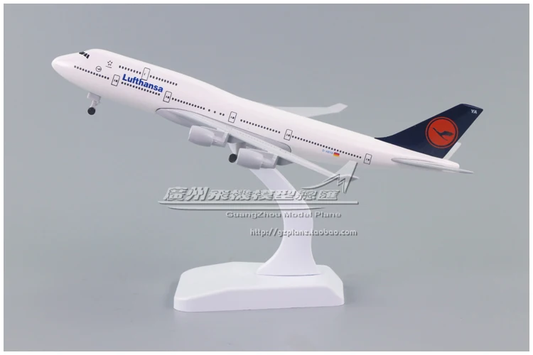 

NEW 20cm Alloy Metal Model Germany Air Lufthansa Boeing B747-400 Airlines Airplane Model Plane Model Diecast Aircraft w Wheels