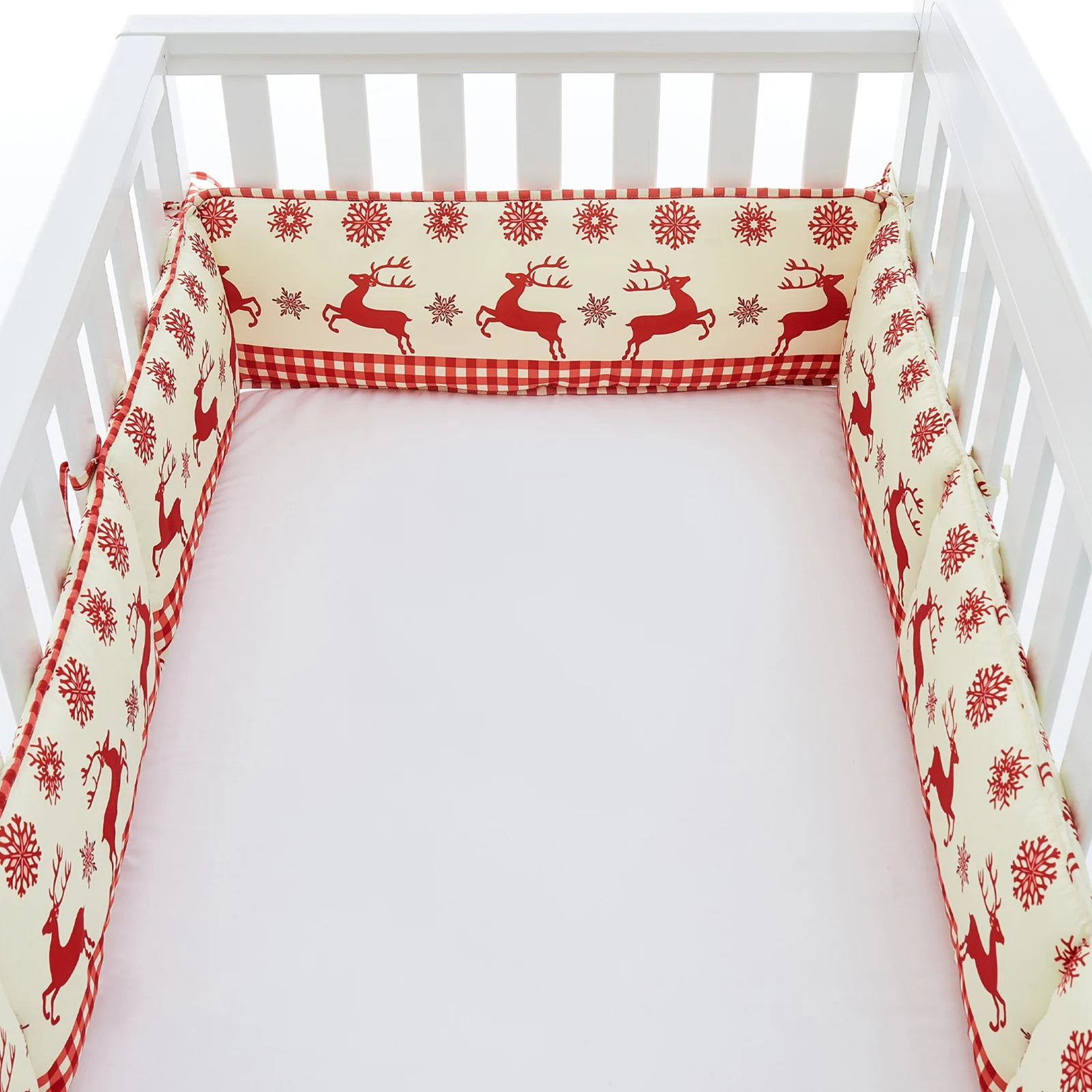 

4 шт., прокладки для детской кроватки, 132x24 см