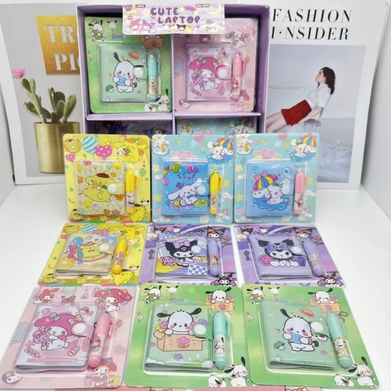 Милый блокнот Sanrio Kuromi аниме мультфильм Cinnamoroll My Melody Kawaii детские канцелярские