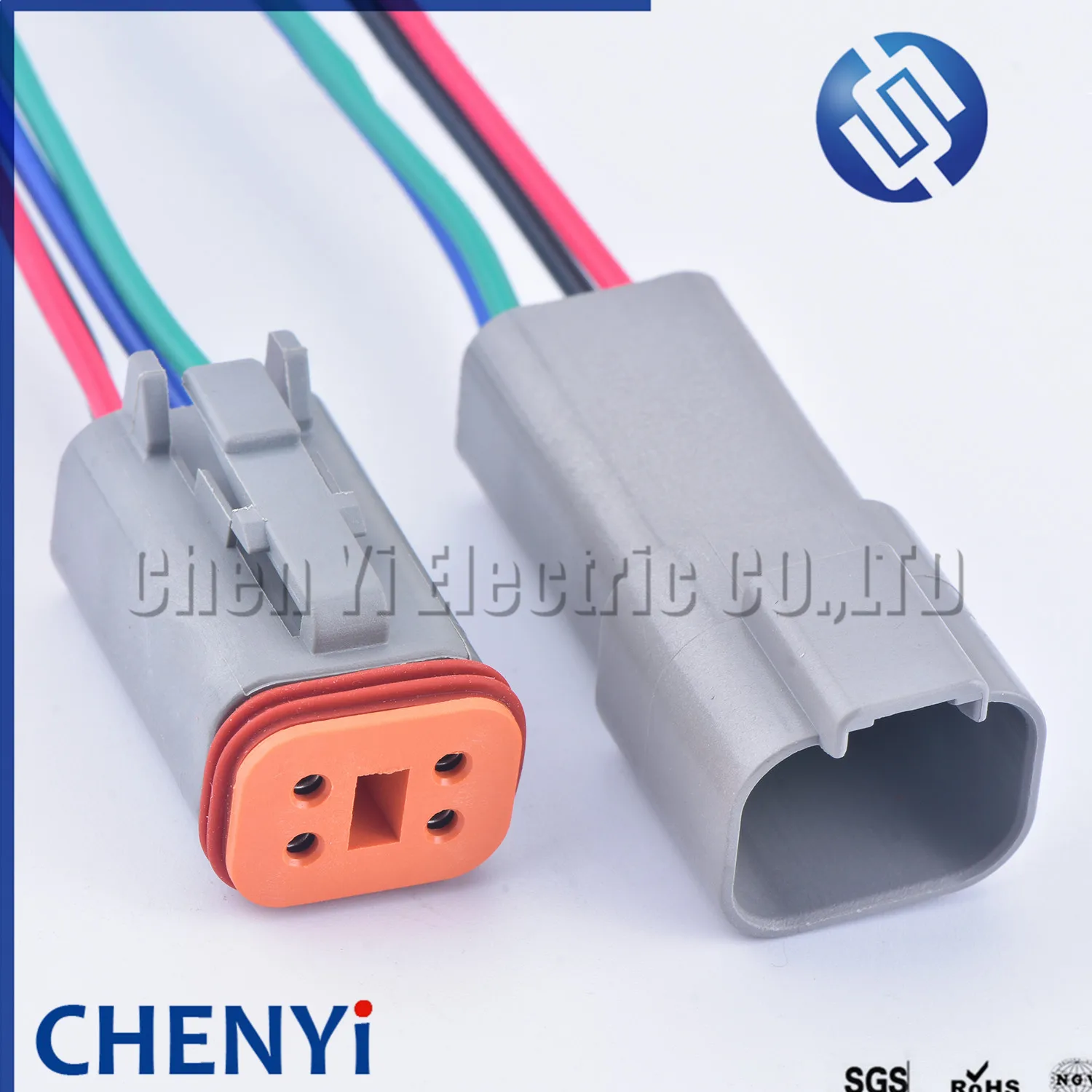 

Deutsch DT series 4 Pin male female Auto Waterproof Connector DT06-4S DT04-4P Automotive Electrical Wire Harness pigtail Plug