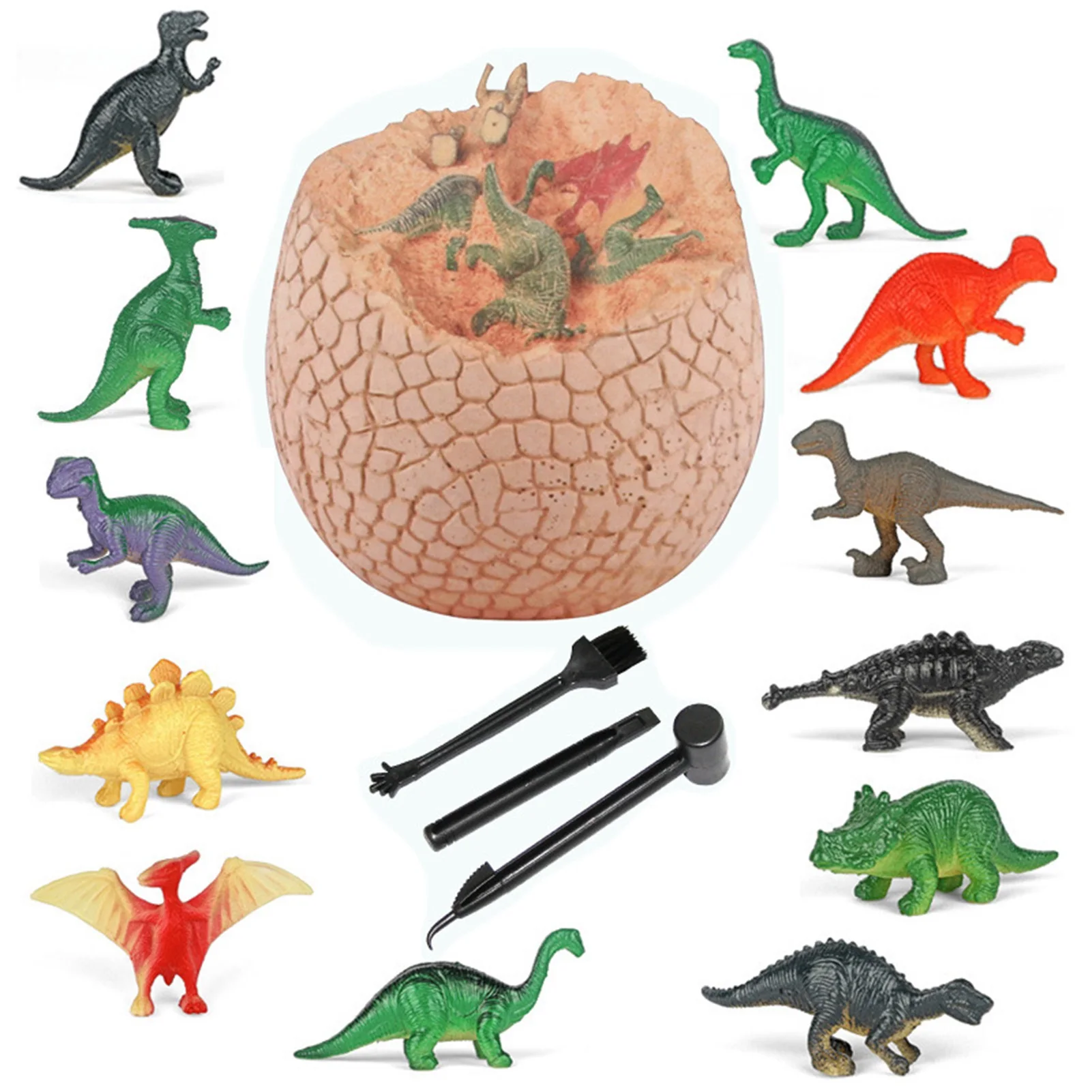 Dinosaur Egg Dig Kit Easter Egg Dinosaur Toys For Kids Children's Educational Toy Dinosaur Egg Excavation Toy Science