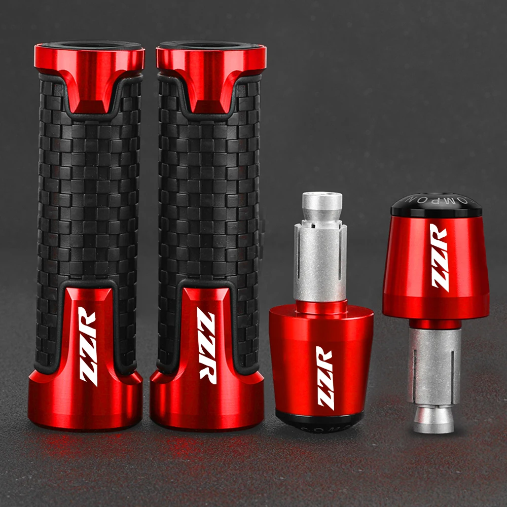 

7/8 ''22 мм мотоциклетные ручки для руля, концевые ручки для KAWASAKI ZZR 600 1400 400 1200 ZZR600 ZZR1400 ZZR400 ZZR1200 ZZR