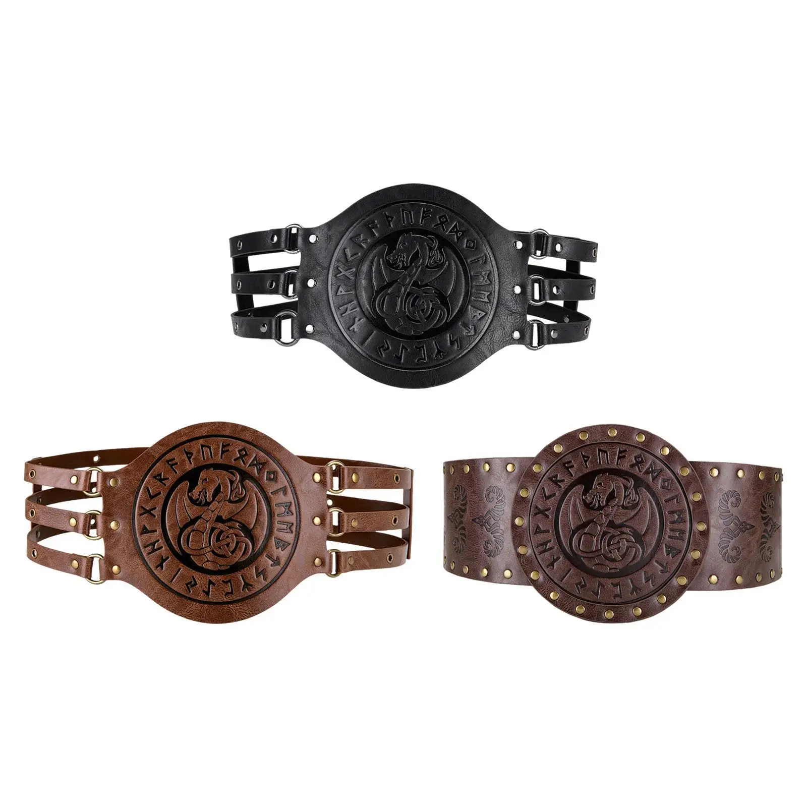 Средневековый широкий ремень декоративный винтажный дизайн на шнуровке для