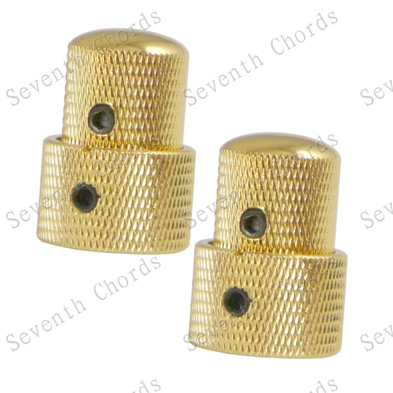 4 шт./лот металлические двойные концентрические кнопки регулировки громкости