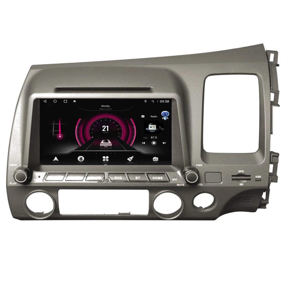 

Android 12 CAR DVD GPS PLAYER FOR HONDA CIVIC RHD 2006-2011 Carplay Multimedia Stereo Auto Audio Navigation Vehicle Head Unit