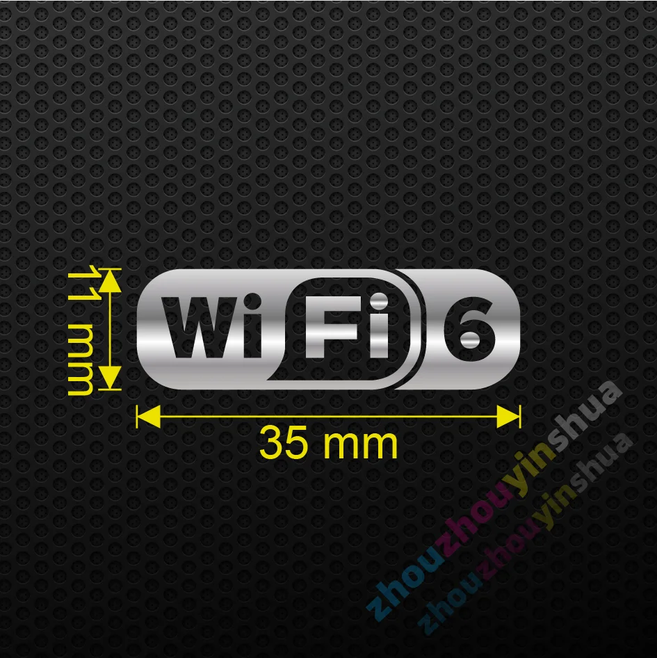 

Металлическая наклейка Wi-Fi 6 ZHOUYAN