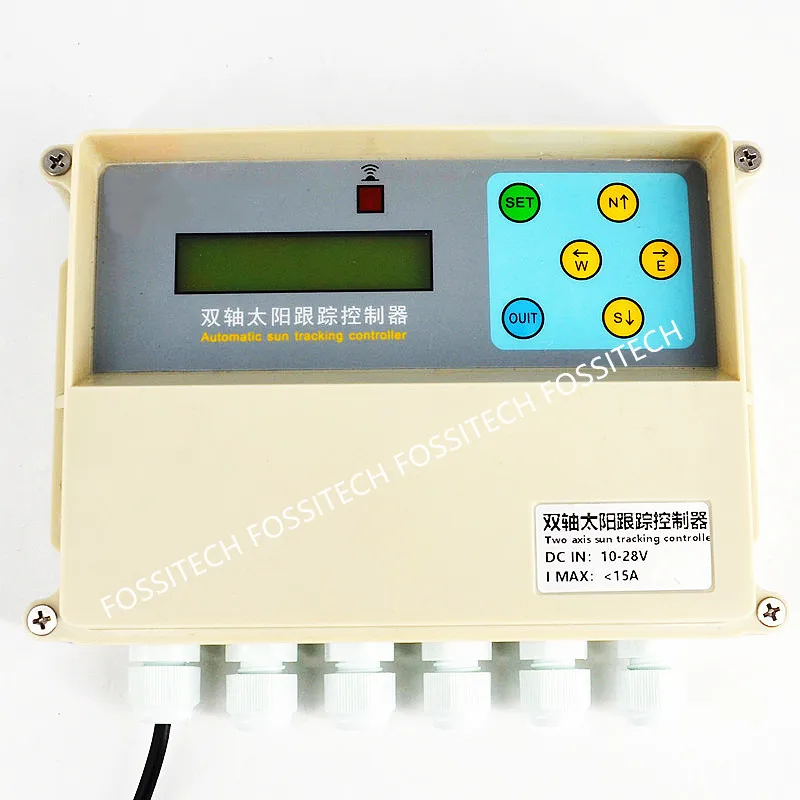 Обновленный! Солнечный трекер с Двойной Осью контроллер Солнечная