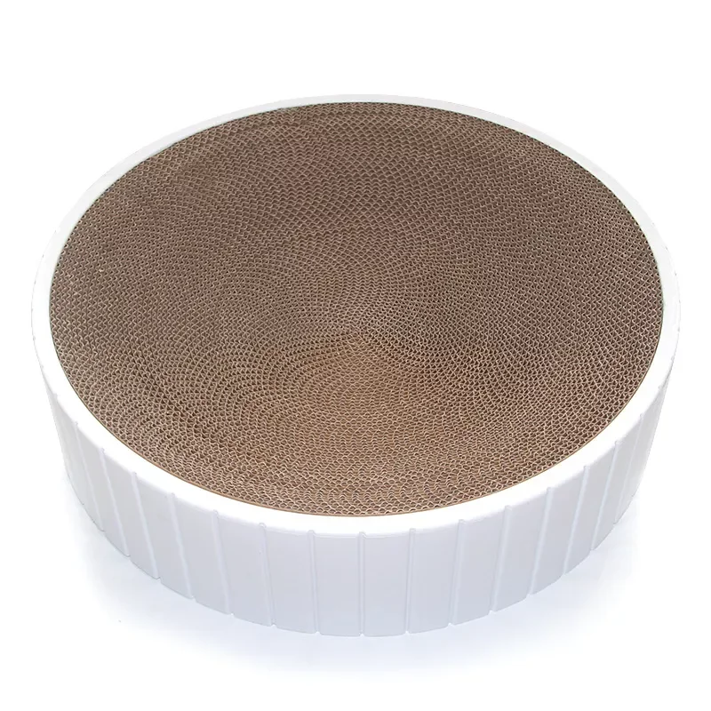 

NEW2023 1PcCat Scratching Basin Grinding Claws Cardboard Round Cat Scratcher Lounge Relaxing Bed Relieving Depression 2022 Sell