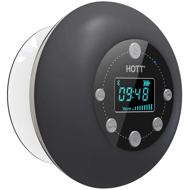 HOTT S602 Bluetooth-динамик, беспроводной водонепроницаемый мини-динамик с присоской, портативный беспроводной динамик