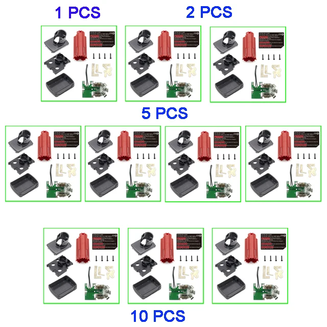 

6 X 18650 M12 Li-ion Battery Plastic Case PCB Protection Circuit Board For Milwaukee 12V 9.0Ah 48-11-2411 Box Housing Shell