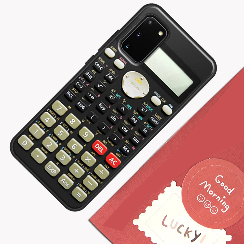 Retro Calculator Cover Case For Samsung Galaxy S20 S21 Plus Note 20 Ultra S8 S9 S10 FE Full Coque | Мобильные телефоны и