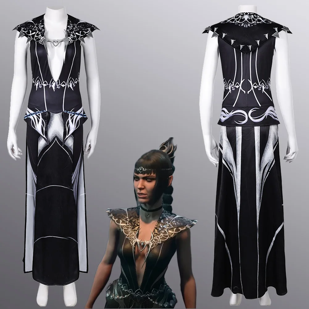 Романтический Косплей-костюм BG3 Shadowheart для ролевых игр Бальдер ворота 3 костюм