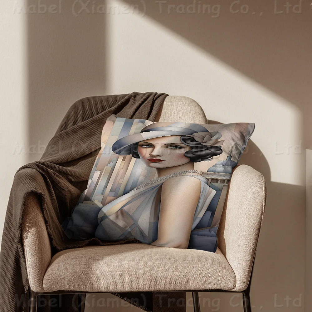 Подушка Tamara De Lempicka аниме подушка для дивана-кровати наволочка головы чехол