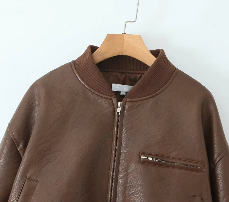 Винтажная куртка-бомбер Maxdutti в стиле бойфренда зимнее пальто женская парка из