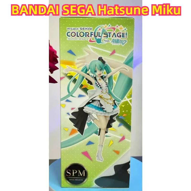 Фото BANDAI SEGA Project Sekai: Colorful Stage! Функция. Фигурка Hatsune Miku SPM Stage No Sekai в наличии, оригинальный гаражный набор (гача-кит) №1