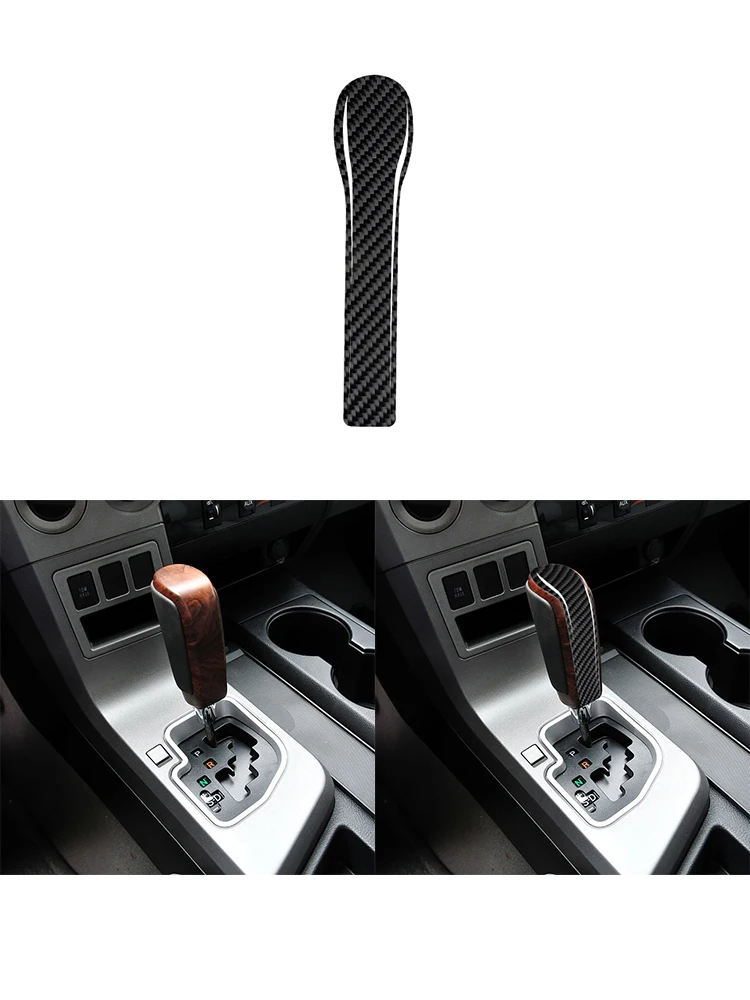 

Для Toyota Sequoia 2008 2009-2013 автомобильный декоративный интерьер из углеродного волокна, черные наклейки, аксессуары для Toyota Tundra 2007-2013