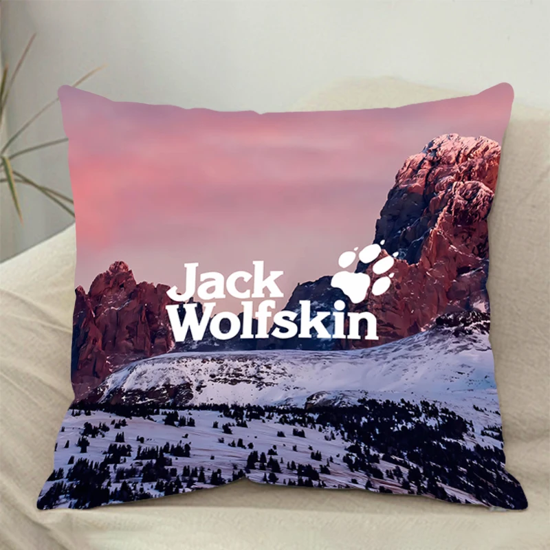 Квадратный Чехол Для Подушки Jack Wolfskin - Брендовая Домашняя Декоративная Подушка