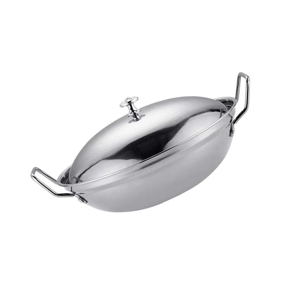 

Pot Pan Wok Hot Stove Cooking Gas Stainless Steel Fry Pasta Noodle Kitchen Sauce Omelette Soup Stir Cookware Ramen Chef Cooker