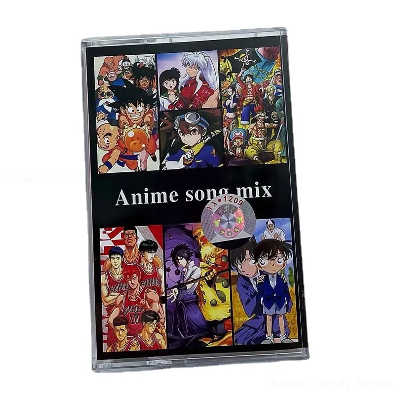Наруто музыкальные кассеты One Day Brave Heart Anime Song Mix магнитная лента игрушки для сбора записи мультфильмов для мужчин и женщин коммеморативный подарок.