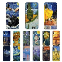yndfcnb van gogh oil art painting phone case for huawei y 6 9 7 5 8s prime 2019 2018 enjoy 7 plus