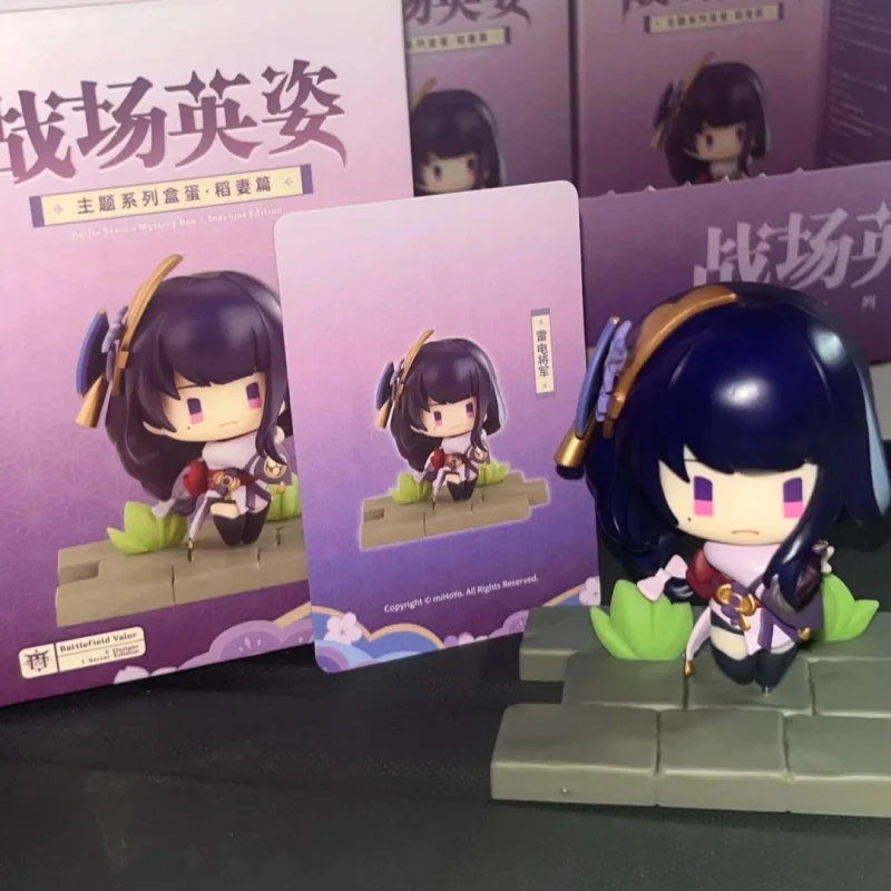 Фото Оригинальная коллекционная фигурка Genshin Impact: серия «Герои сражений» — Kaedehara Kazuha, Raiden Shogun, Yoimiya, Kamisato (слепая коробка) №4