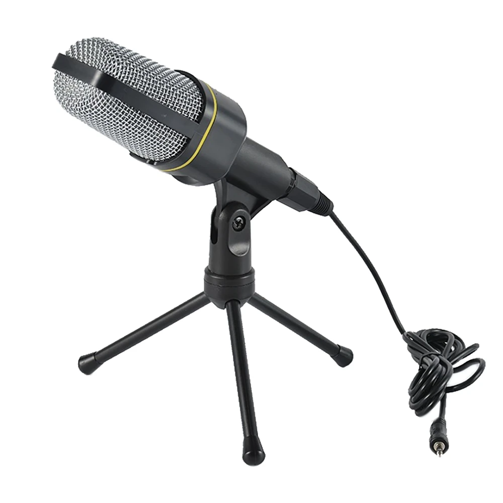 

Конденсаторный микрофон со штативом, разъем 3,5 мм