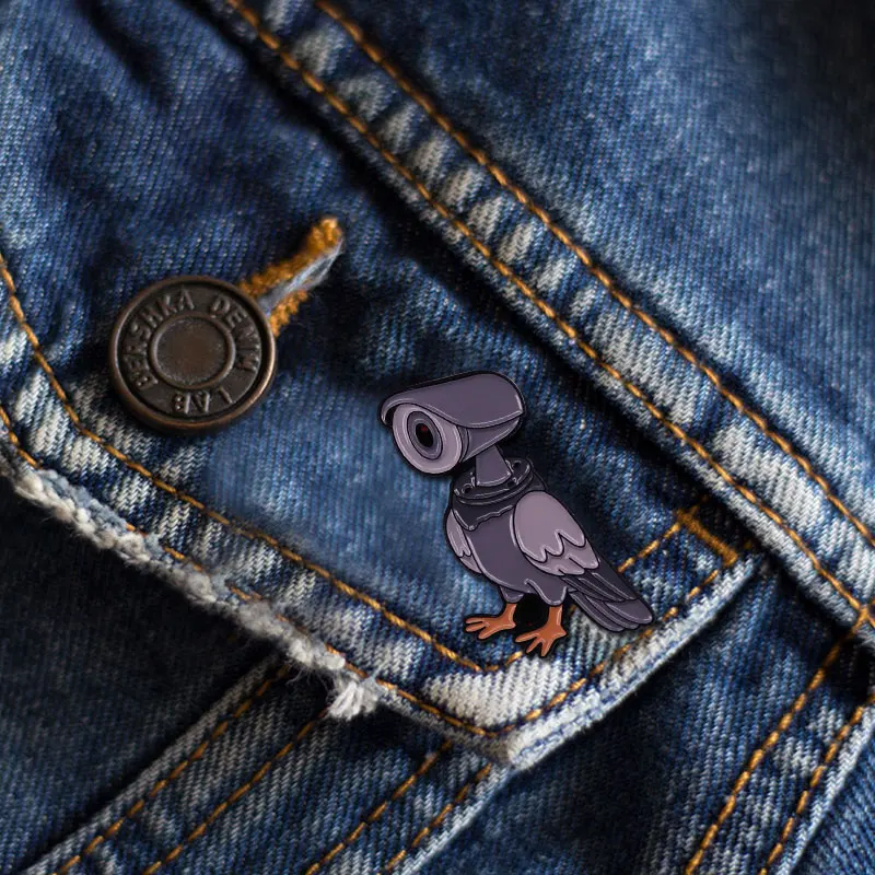 Брошь в виде птиц