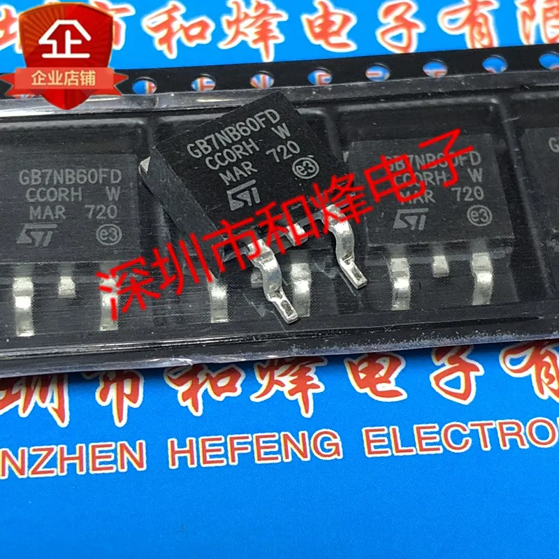 

30pcs original new STGB7NB60FD GB7NB60FD TO-263 600V 7A