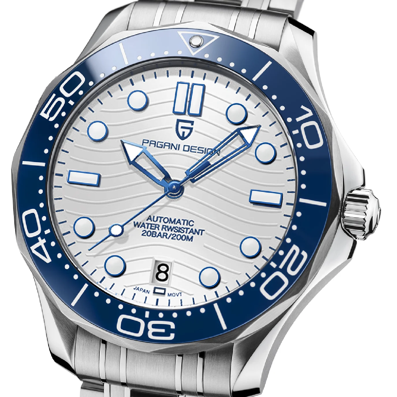 

2022 New PAGANI DESIGN 1685 Men's Watches Mechanical Wristwatch for men Automatic watch men Japan NH35A 20Bar Steel Dive Clock