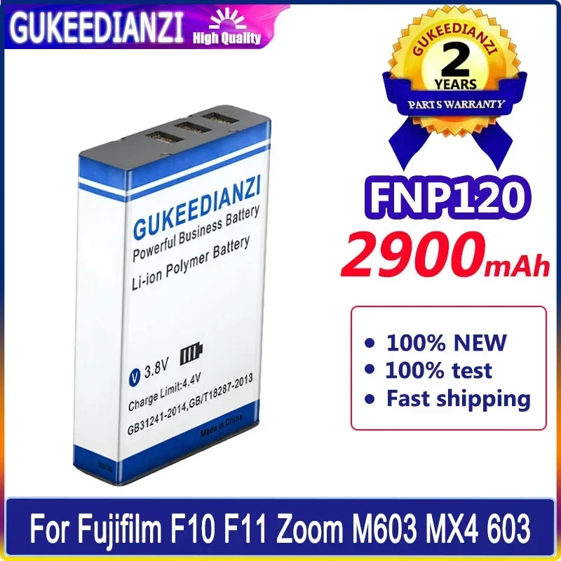 Аккумулятор FNP120 2900 мАч для Fujifilm FinePix F10 F11 Zoom M603 MX4 603