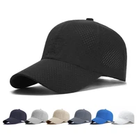 mens summer mesh baseball cap outdoor quick drying sports sun protection hats mesh breathable travel sun hat hiking hat
