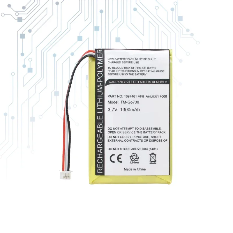 Аккумулятор 1300 мАч для TOMTOM GPS G930 G930T A8 MP3 MP4 MP5 Электронная книга Go 530 Live 630 630T 720 730T