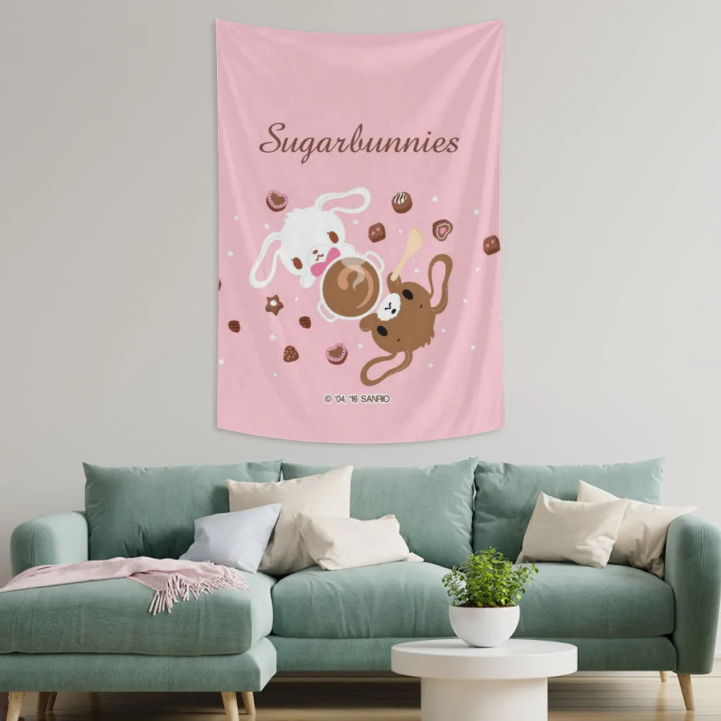 Сахарные кролики гобелен украшения для комнаты декор стен спальни