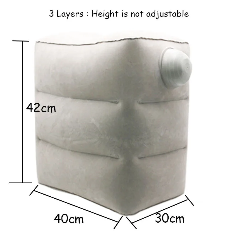 Надувная подушка для путешествий подставка ног регулируемая по высоте опора