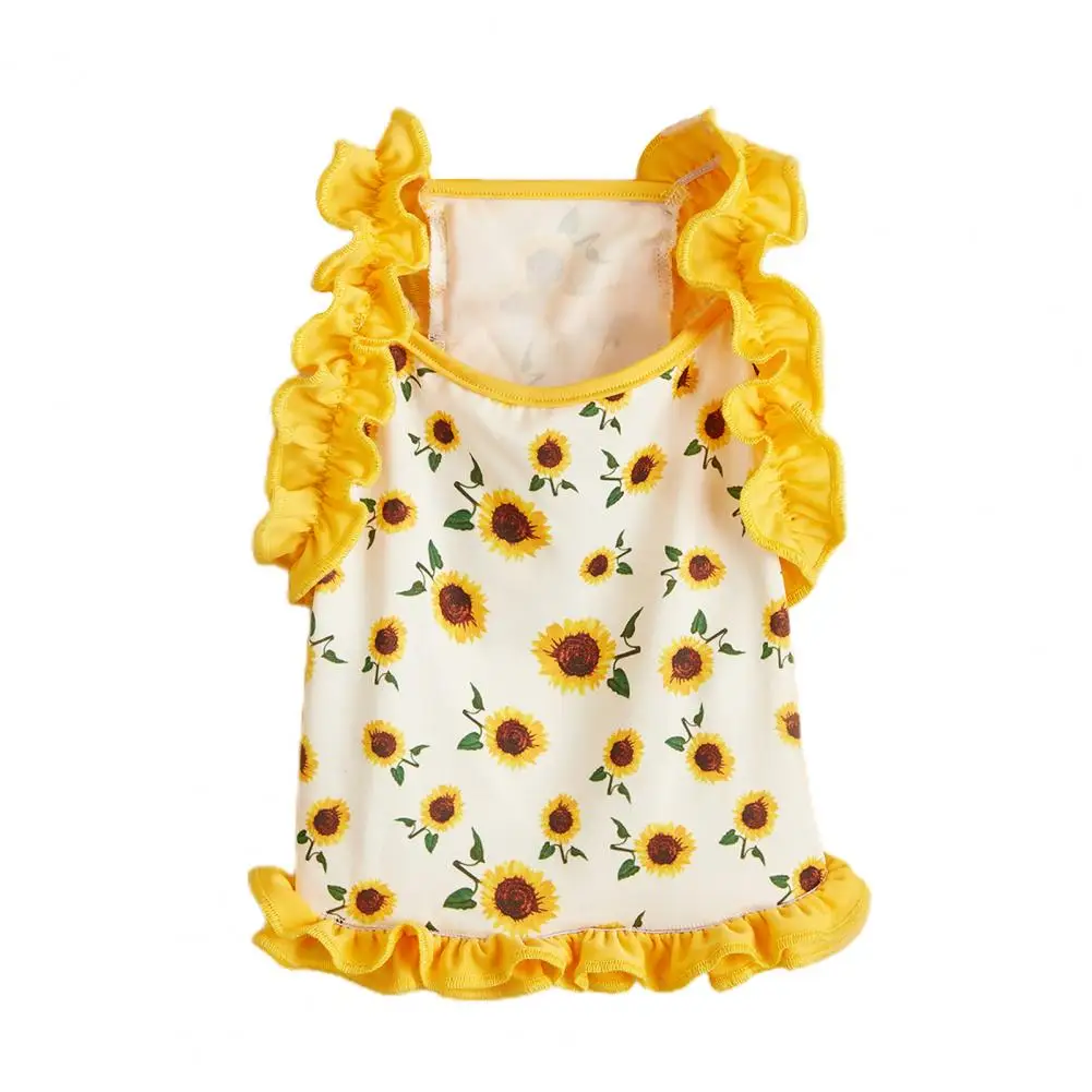 

Pet Jumpsuit Pretty Cute Two-Leg Pet Dog Short Sleeve Shirt Outfit for Playing Pet Vest Pet Vest