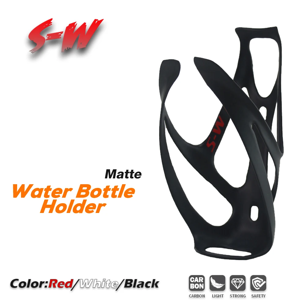 

Bicycle Bottle Rack Cycling Carbon Bottle Cage Road/MTB Bicycle Super Light Cup Holder Matte OF Bike Accessories